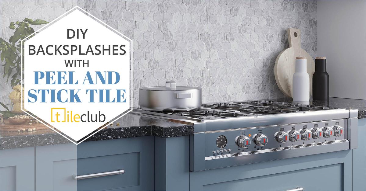 Peel and Stick Backsplash Tile Ideas for a DIY Kitchen Remodel
