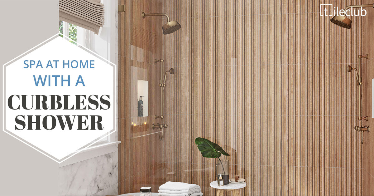 Curbless Shower Designs for a Spa Bathroom at Home