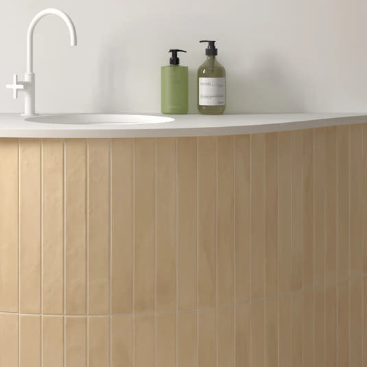 Alata Clay Porcelain Subway Tile 2x16 | Tile Club