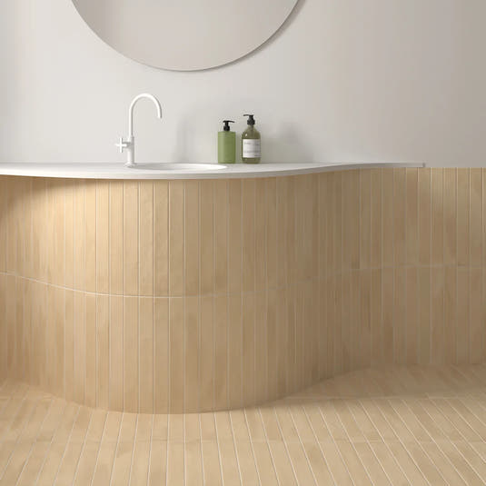 Alata Clay Porcelain Subway Tile 2x16 | Tile Club