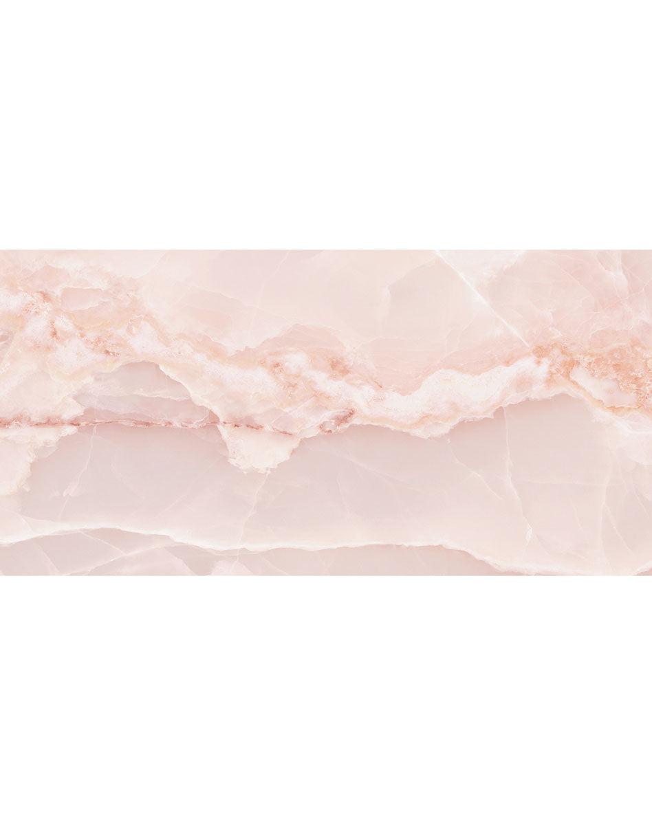 Emporio Pink Onyx Large-Format Porcelain Tile 24x48
