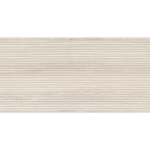 Japandi Skinny Slat White Wood-Look Tile Sample | Tile Club