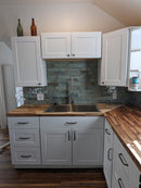 Luna Celadon 2.5x8 Ceramic Subway Tile | Tile Club