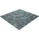 Shimmery Mountain Rock Mixed Squares Glass Pool Tile | Tile Club