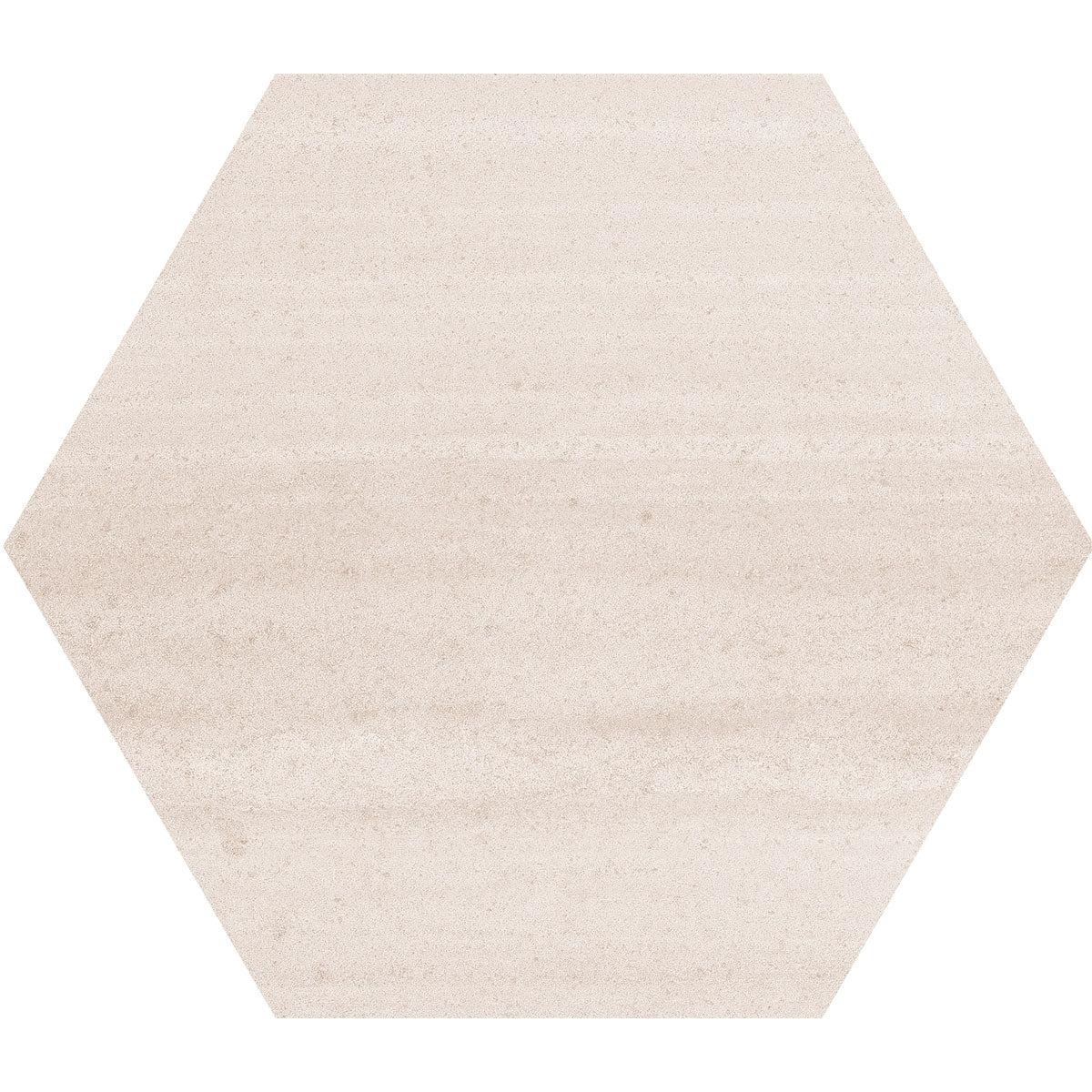 SoLa ② Sola Pearl Hexagon Porcelain Tile 7x8