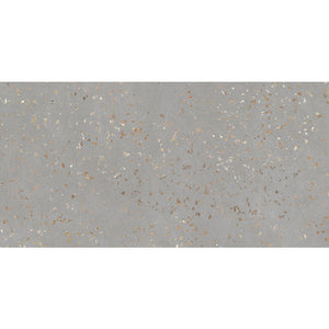 Speckled Concrete Polished Terrazzo Porcelain Tile Sample