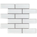 2x6 Dimension White Brick Porcelain Mosaic Tile