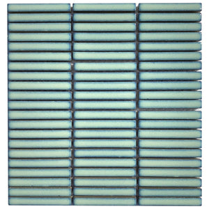 Lattice Green Stacked Brick Sample