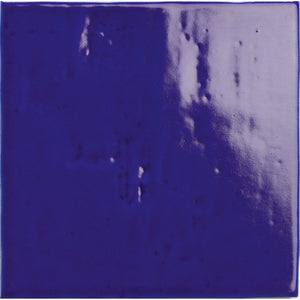 Camila Royal Blue Square 5.9x5.9 Porcelain Tile | Tile Club