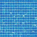 Underwater Blue & White Mixed Squares Glass Pool Tile Sample
