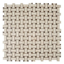 Boldara Crema Basket Weave Porcelain Mosaic Tile