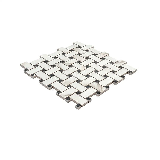 Boldara Oro Basket Weave Porcelain Mosaic Tile