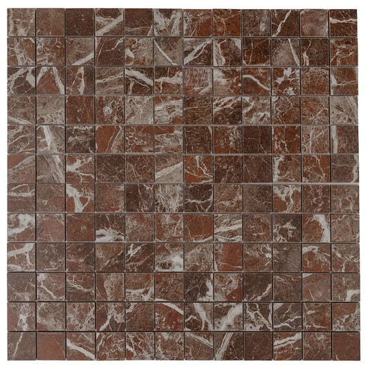 Boldara Rosso 2x2 Porcelain Mosaic Tile