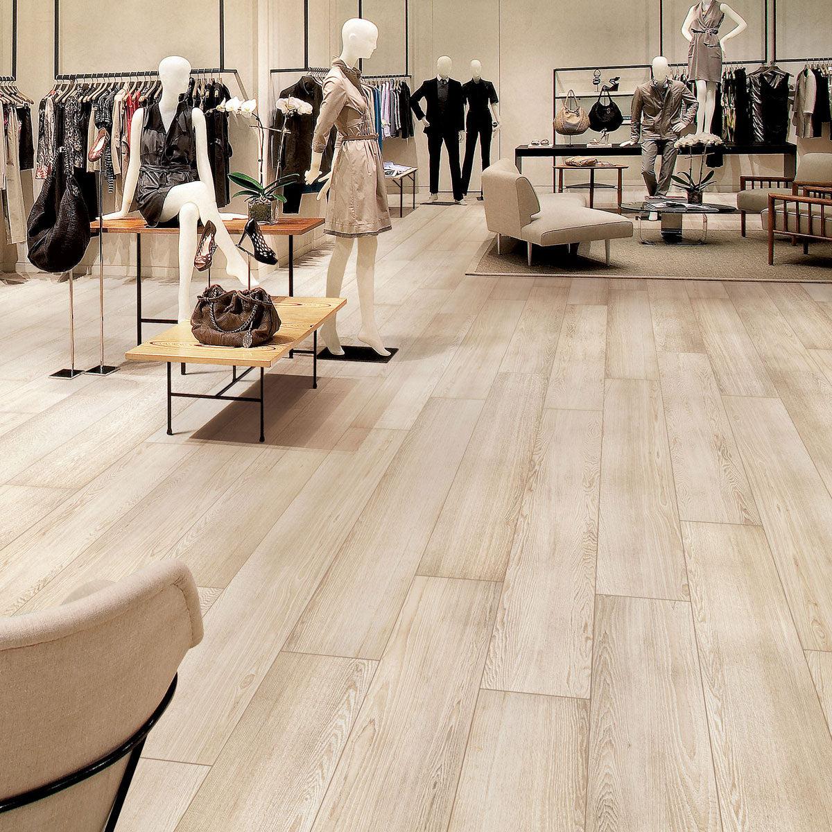 Acorn Natural Matte Hardwood Look Porcelain Tile 9x36 | Happy