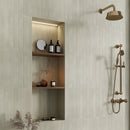 Alata Agave Porcelain Subway Tile 2x16 Modern Shower