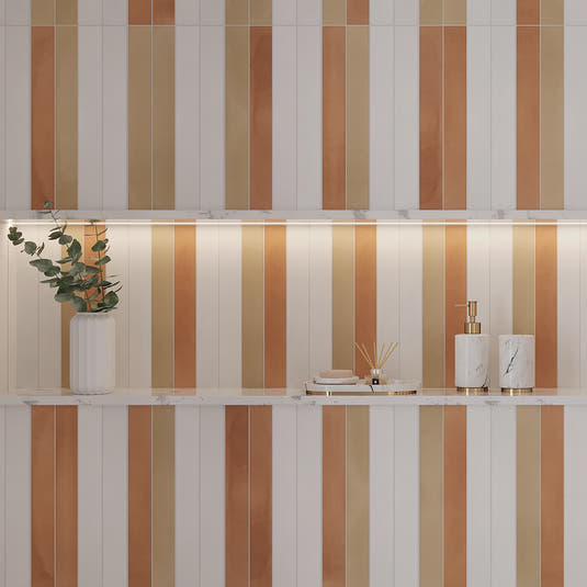 Alata Clay Porcelain Subway Tile 2x16 | Tile Club