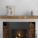 Alata White Porcelain Subway Tile 2x16 | Tile Club