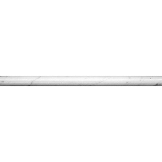 Bianco Carrara Marble Pencil Liner Polished | Tile Club | Position1