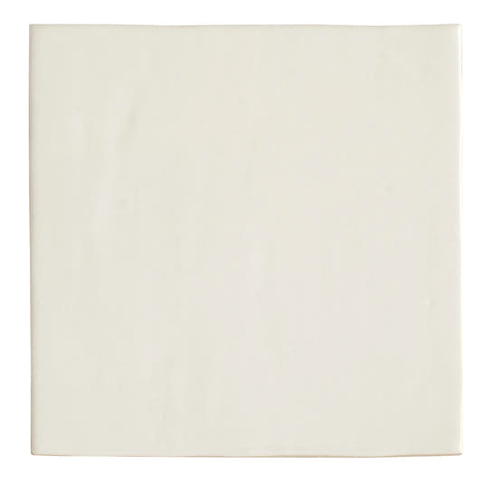 Camila White Square 5.9x5.9 Porcelain Tile | Tile Club