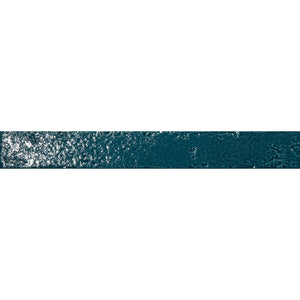 Colobric Dark Teal Brick 2x16 Ceramic Wall Tile Sample