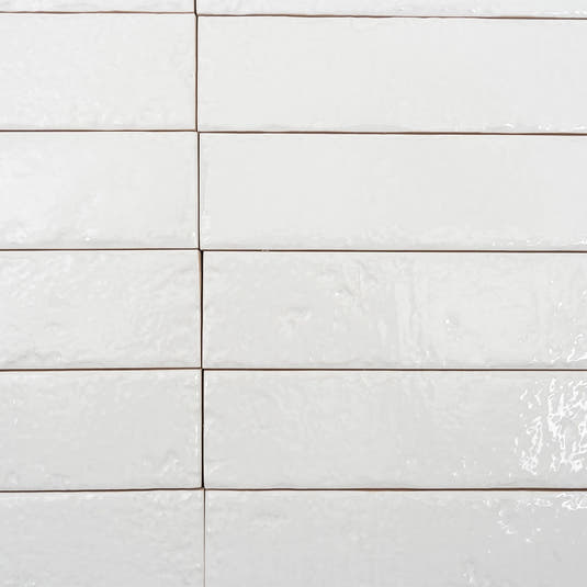 Colobric White Brick 2x16 Ceramic Wall Tile | Tile Club