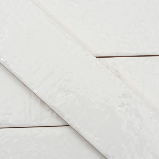 Colobric White Brick 2x16 Ceramic Wall Tile | Tile Club