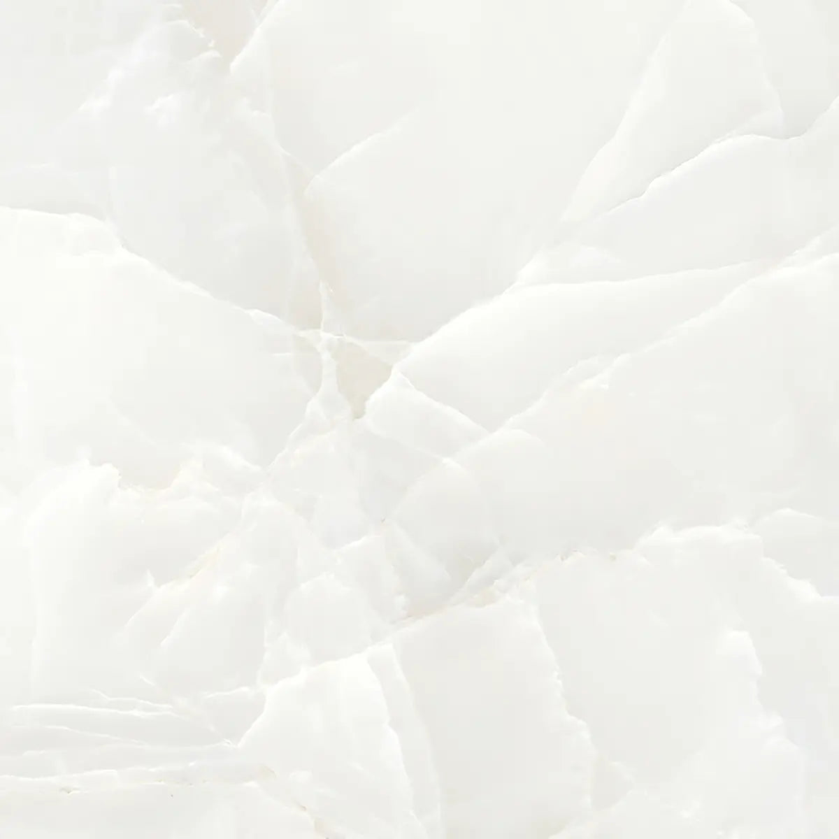 Emporio White Onyx Large-Format Porcelain Tile 36x36