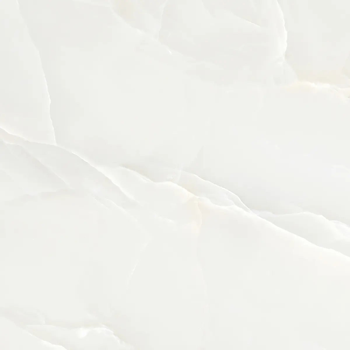 Emporio White Onyx Large-Format Porcelain Tile 36x36