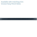 Groove Navy Gloss Ceramic Subway Tile | Tile Club