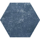 Portuguese Blue Dimension Hex Porcelain Tile | Tile Club