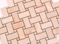 Emporio Pink Onyx Porcelain Mosaic Tile