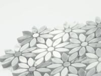 Meadow Bianco Carrara Marble Mosaic Tile