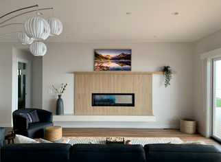 Perfect solution for our fireplace surround