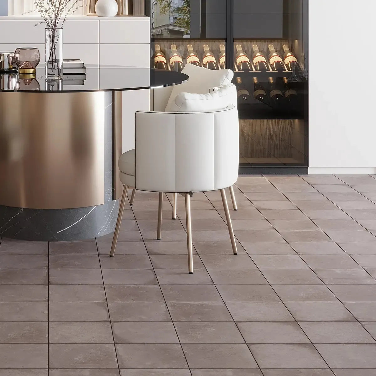 San Clemente Coffee 8.78 x 8.78 Porcelain Tile | Spanish Tile for