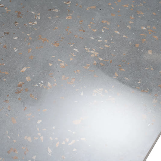 Speckled Concrete Polished Terrazzo Porcelain Tile | Tile Club