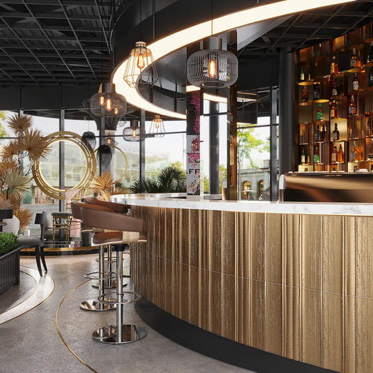 Struktura Gold Dimensional Porcelain Tile | Tile Club