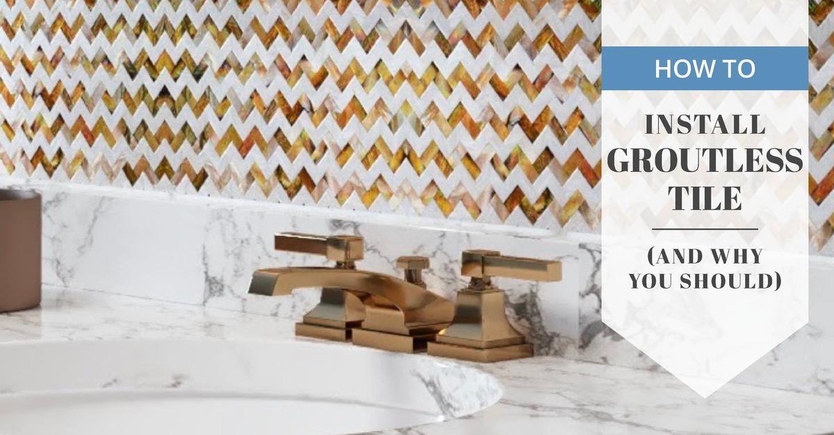 Groutless Tile Installation: The Essential Guide