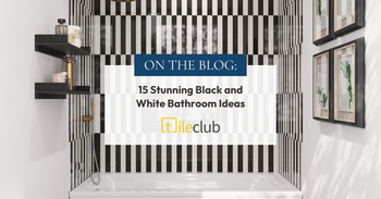 15 Stunning Black and White Tile Bathroom Ideas