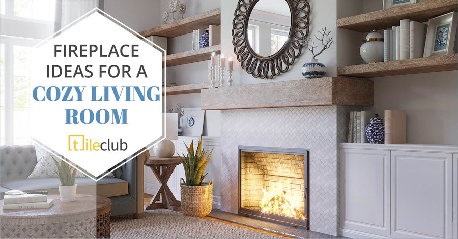 Warm Up with Fireplace Tile Ideas