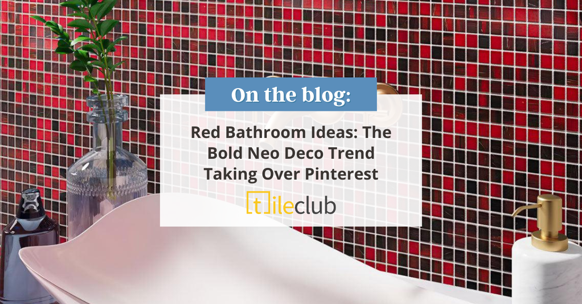 Red Bathroom Ideas: The Bold Neo Deco Trend Taking Over Pinterest