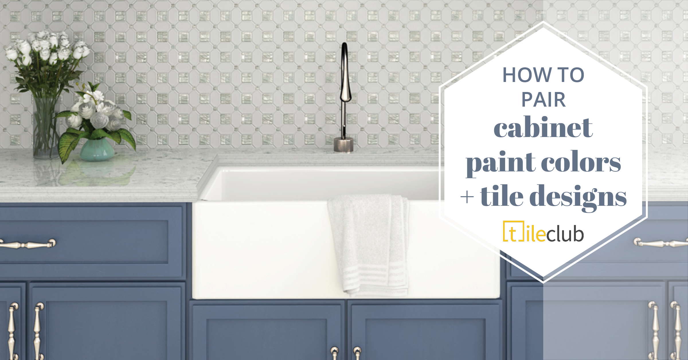 Trending: Cabinet Paint Colors and Tile Pairings