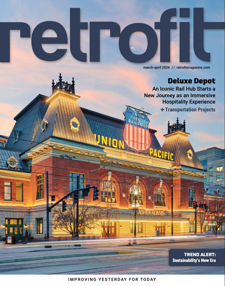 Retrofit: Porcelain and Ceramic Tile Is Textured, Dimensional, Geometric