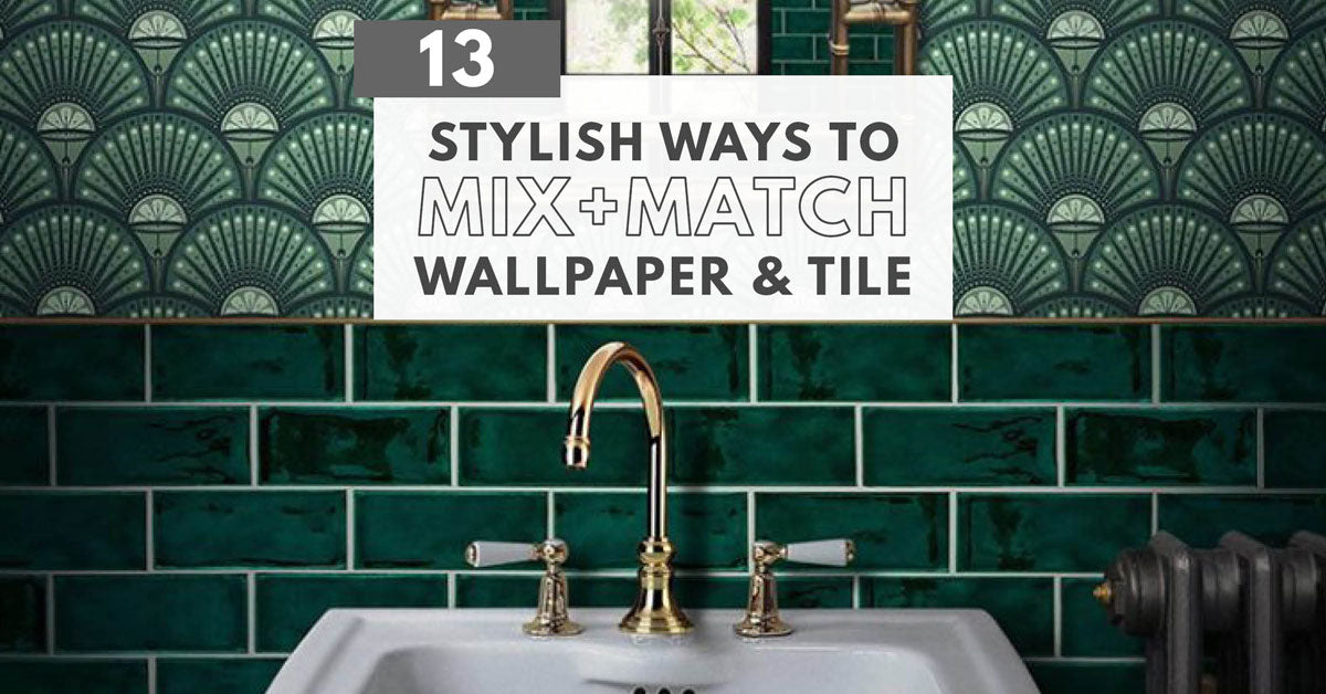 13 Stylish Ways to Redecorate with Wallpaper and Tile