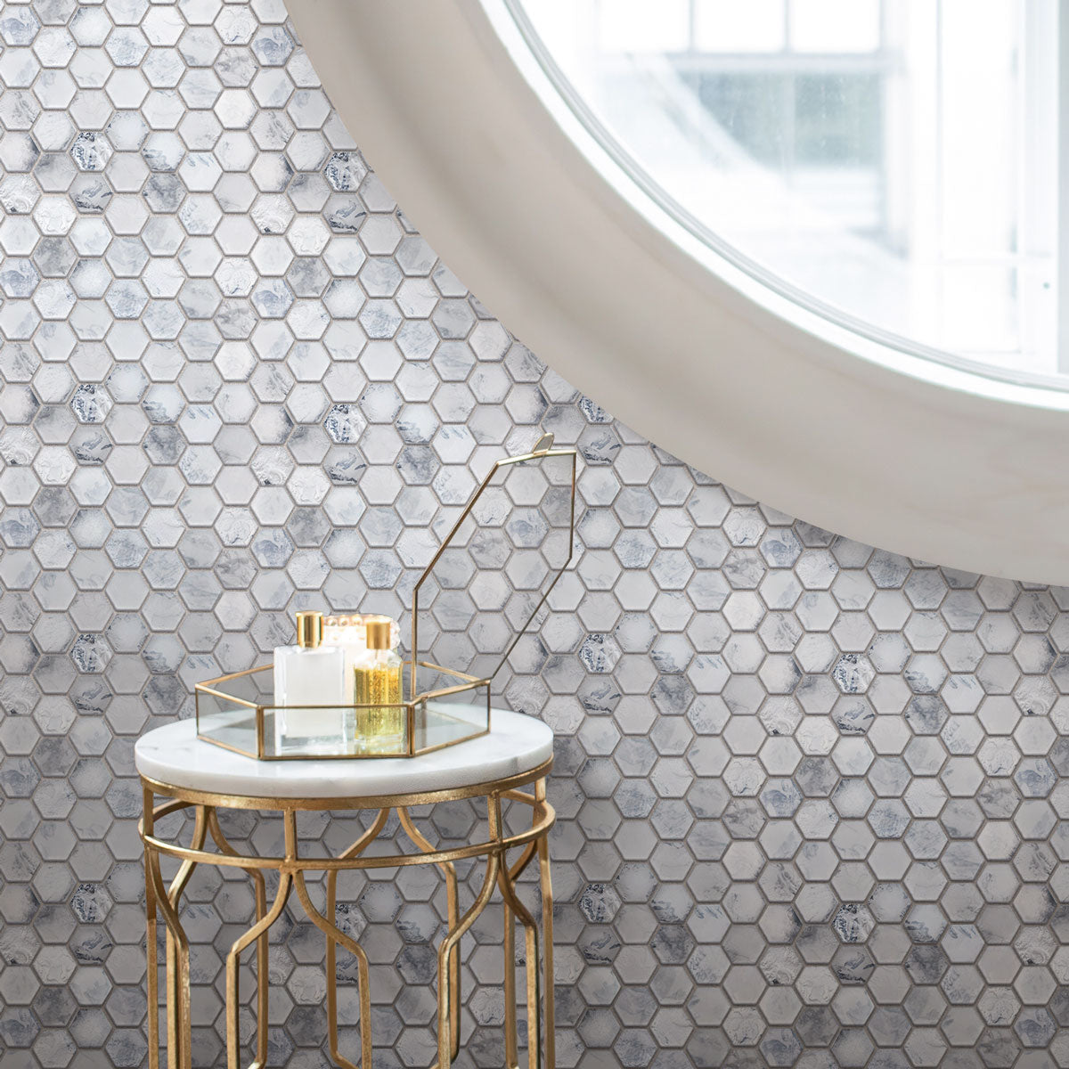 Mermaid Dreams Glass Mosaic Tiles