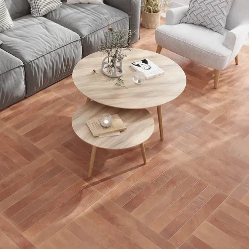 Marmatto Terracotta Stacked Subway Porcelain Tile Flooring