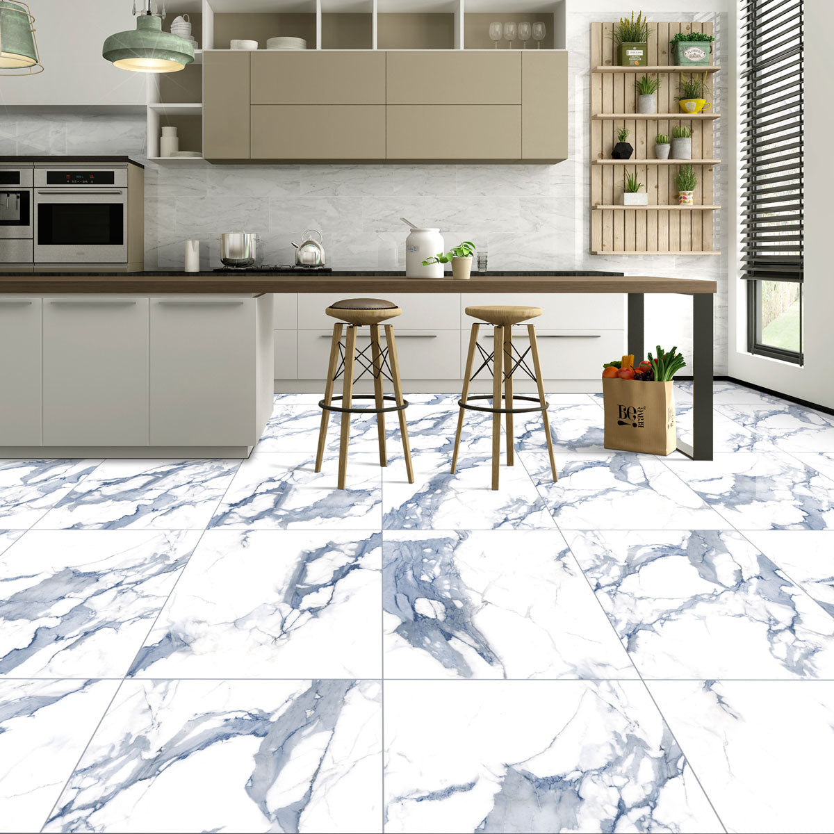 Azra Stone-Look Porcelain Tiles
