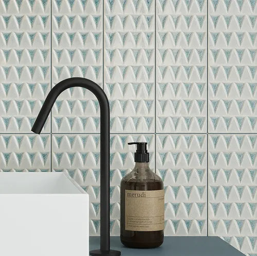 Cayo Geometric Crackled Ceramic Wall Tiles
