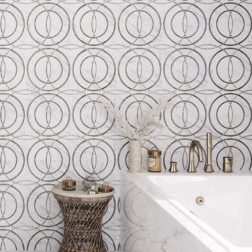 Waterjet Tiles for Patterned Walls, Floors