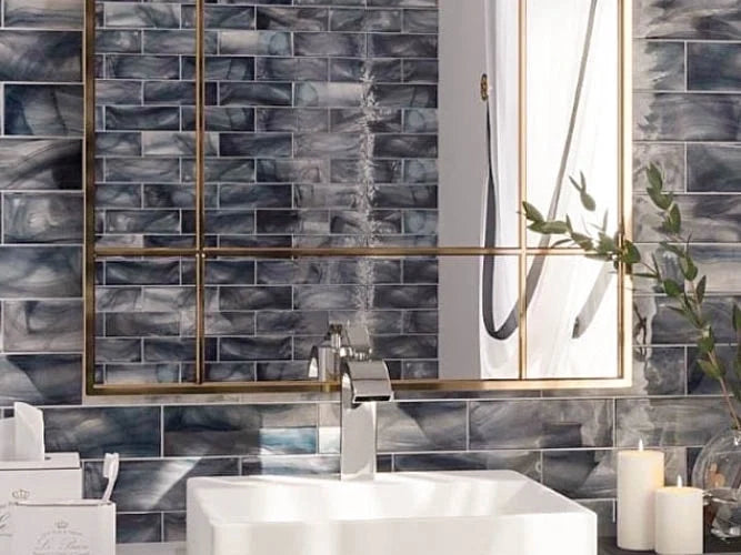 Blue Glass Tile