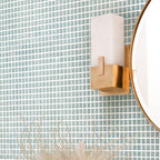 0 6" Mini Mirrored Squares Glass Tile | Tile Club